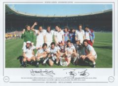 Billy Bonds and Trevor Brooking 16x12 handsigned colour photo, Autographed Editions, Limited