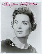 Dorothy McGuire signed 10x8 black and white vintage photo. Dorothy Hackett McGuire (June 14,