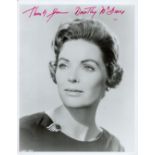 Dorothy McGuire signed 10x8 black and white vintage photo. Dorothy Hackett McGuire (June 14,