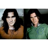 Juanes signed two 10x8 colour photos. Juan Esteban Aristizabal Vásquez (born August 9, 1972),