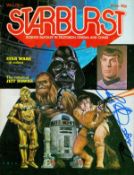 Ray Park (Darth Maul) Handsigned Starburst Magazine. Volume 1 No 1. Signed in Blue Marker Pen on