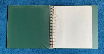 Leuchtturm / Lighthouse 13-ring Cover Album (Green) with 14 Leafs having 2 pockets each side,