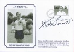 Spurs Legend Bobby Smith signed A Tribute to Danny Blanchflower commemorative FDC PM Sporting