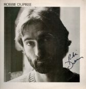 Robbie Dupree Singer Signed Lp Record Robbie Dupree. Good condition. All autographs come with a