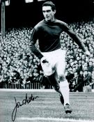 John Aston signed 8x6 Manchester United black and white photo. John Aston Jr. (born 28 June 1947) is