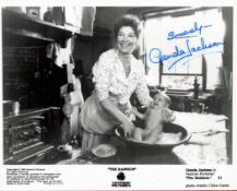 Glenda Jackson signed 10x8 black and white promo photo. Glenda May Jackson CBE (born 9 May 1936)