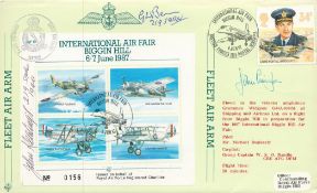John Cunningham, John Keatings and GW Benn Signed International Air Fair Biggin Hill 6/7 June 1987