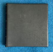 Leuchtturm / Lighthouse 13-ring Cover Album (Black) with 14 Leafs having 2 pockets each side,