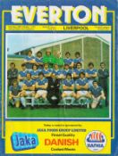 Vintage Programme Everton V Liverpool 28th October 1978. Good condition. All autographs come with