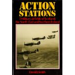 Action Stations - Military airfields by David J Smith 1984 Hardback Book published by Patrick