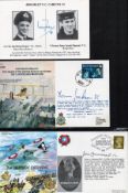 WW2 Victoria Cross winners signed collection. Bomber cover signed by Norman Jackson VC, Ian Fraser