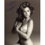 Movie star and model Sandra Taylor signed sexy 8x10 photo. Good condition. All autographs come