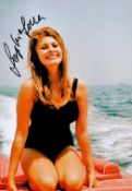 Sophia Loren signed 12x8 colour photograph. Loren is an Italian actress. She was named by the