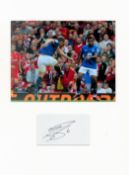 Football Phil Jagielka 16x12 overall Everton mounted signature piece includes signed album page