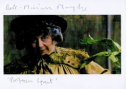 Harry Potter, Miriam Margolyes signed 8x6 colour photograph pictured during her time playing