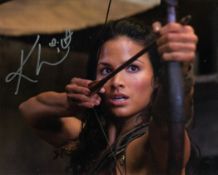 Spartacus TV series actress Katrina Law signed 8x10 photo. Good condition. All autographs come