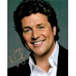 Singer Michael Ball OBE Handsigned 10x8 Colour Photo. Signed in gold marker pen. Good Signature,