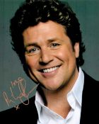 Singer Michael Ball OBE Handsigned 10x8 Colour Photo. Signed in gold marker pen. Good Signature,