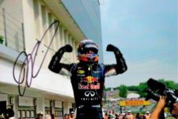 Daniel Ricciardo Handsigned 6x4 Colour Photo. Photo shows Ricciardo during his time with Red Bull