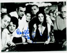 Lana Wood signed James Bond Diamonds are Forever 10x8 black and white photo. Lana Wood (born