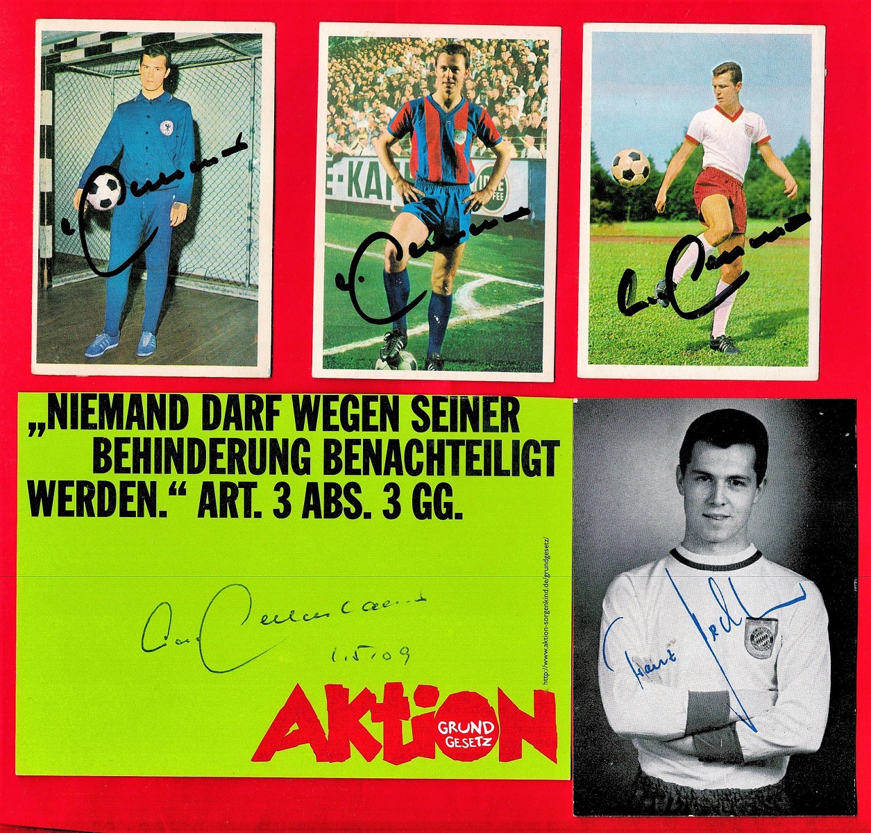 Franz Beckenbauer signed 6x4 colour promo photograph. German former professional footballer and
