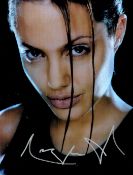 Tomb Raider, Angelina Jolie signed 10x8 colour photograph picturing Jolie in her role as the video