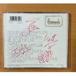 Music, G4 signed album cover and CD. This item is signed by 4 members of the band on the inside of