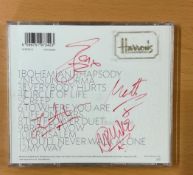 Music, G4 signed album cover and CD. This item is signed by 4 members of the band on the inside of