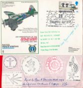 A Brusselmans MBE WW2 resistance leader signed RAF Benson cover front. The original cover has been