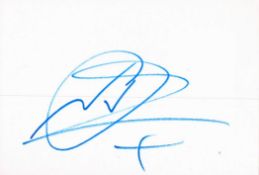 Noel Clarke Handsigned on 6x4 sheet of torn paper. Signed in blue marker pen. Good signature. Noel