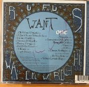 Music, Rufus Wainwright signed I Want One album cover and CD disc. Want One is the third studio