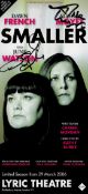 Dawn French and Alison Moyet signed promo flyer for 2006 show, Smaller, taken from the Lyric Theatre