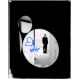 Moby signed 10x8 black and white photo. Richard Melville Hall (born September 11, 1965), known