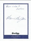 WW2 Flt Lt Harry Humphries Handsigned on 'Dambusters' Bookplate Dedicated to Anthony Humphries was