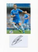 Football Gary Cahill 16x12 overall Chelsea mounted signature piece includes signed colour photo