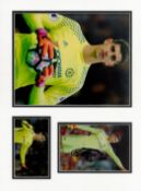 Football Thibaut Courtois 16x12 overall Chelsea mounted signature piece includes signed colour photo