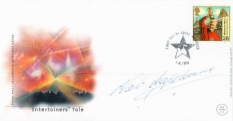 Nat Lofthouse Handsigned Royal Mail Millennium FDC. World Cup Stamp. 1-6-99 Wembley Postmark. 6 of