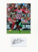 Football Ryan Bertrand 16x12 overall Southampton mounted signature piece and includes signed album