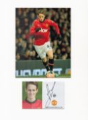 Football Adnan Januzaj 16x12 overall Manchester United mounted signature piece includes signed