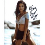 Playboy model Alana Campos signed 8x10 photo. Good condition. All autographs come with a Certificate