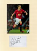 Football Darren Fletcher 16x12 overall Manchester United mounted signature piece includes signed