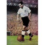 Alf Ramsey signed 8x6 England colour magazine photo pictured during his playing days. Sir Alfred