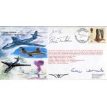 Concorde chief test pilot Brian Trubshaw and Concorde designer Sir George Edwards signed aviation