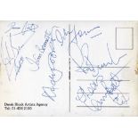Music Kenny Ball and his Jazzmen signed to back of band b/w postcard photo. Good condition. All