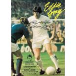 Eddie Gray 1979, Official Programme For Gray's Testimonial, Leeds United V Super-Leeds In 1979,