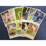 New Zealand 10 signed 6x4 colour photo cards featuring players past and present signatures include