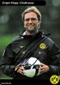 Jürgen Klopp signed 6x4 colour photograph. t Klopp (born 16 June 1967) is a German professional