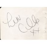 Cilla Black signed vintage music autograph album page. Good condition. All autographs come with a