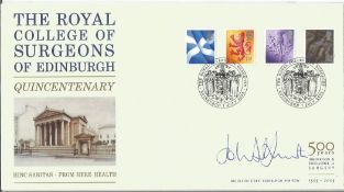 RCS John A R Smith President signed official Covercraft FDC to commemorate the Royal College of