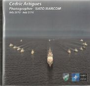 Signed Book NATO Marcom by Cedric Artigues Hardback Book A Photographic Memory of His Work